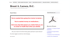 Desktop Screenshot of drlarsen.com